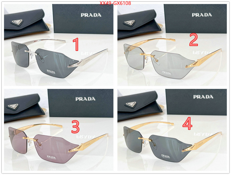 Glasses-Prada luxury ID: GX6108 $: 49USD