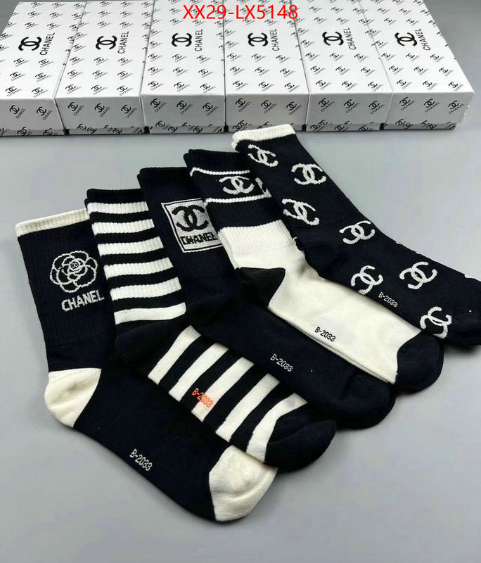 Sock-Chanel where can you buy a replica ID: LX5148 $: 29USD