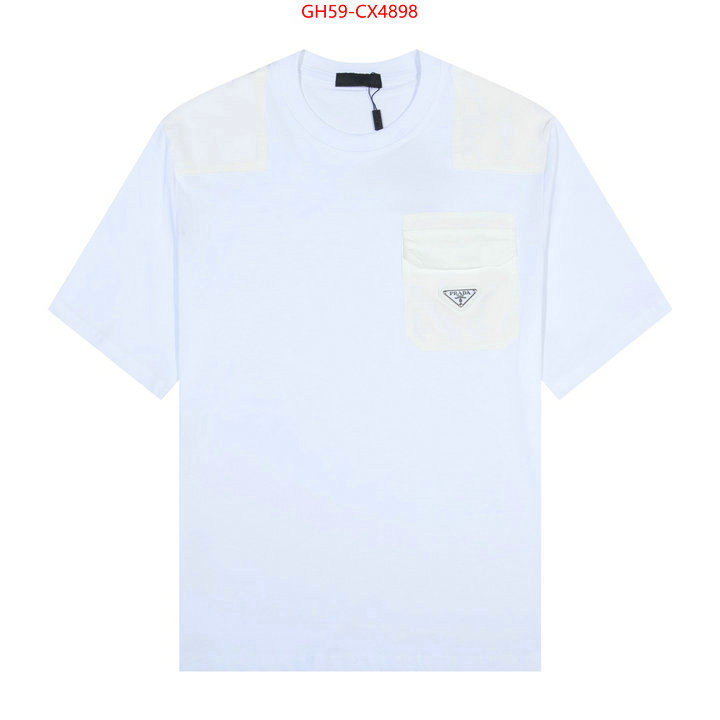 Clothing-Prada high quality designer ID: CX4898 $: 59USD