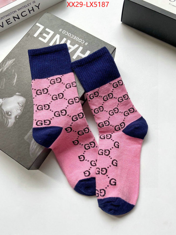 Sock-Gucci wholesale ID: LX5187 $: 29USD