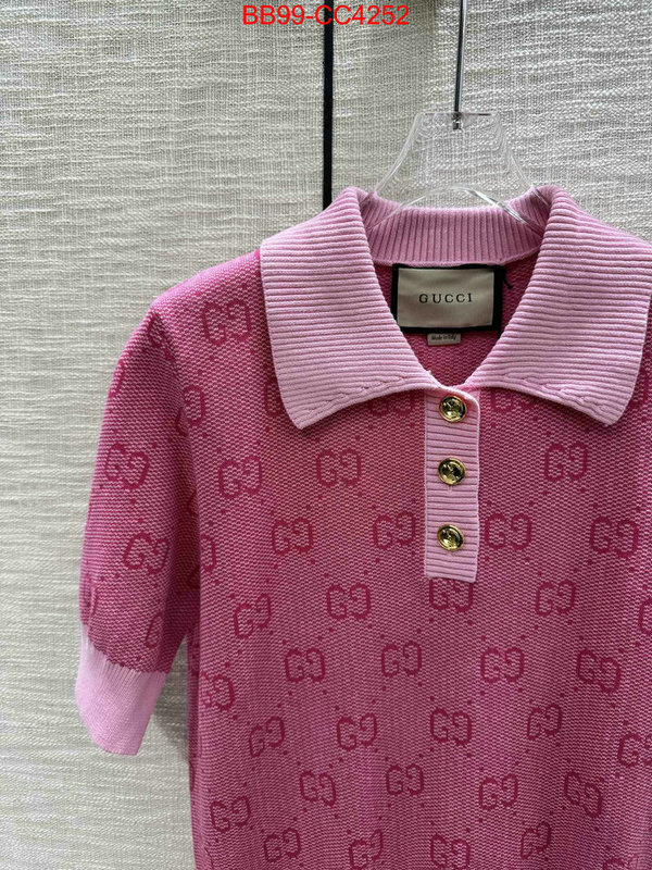 Clothing-Gucci cheap replica ID: CC4252 $: 99USD