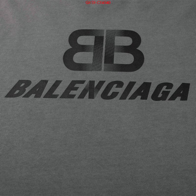 Clothing-Balenciaga top ID: CX4040 $: 59USD