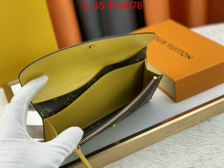 LV Bags(4A)-Wallet what is a counter quality ID: TV2076 $: 35USD,