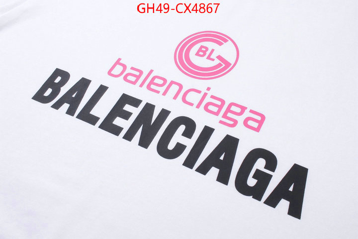 Clothing-Balenciaga luxury cheap replica ID: CX4867 $: 49USD