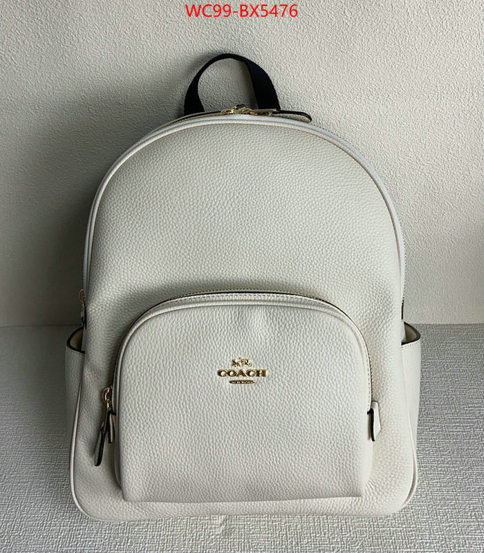 Coach Bags(4A)-Backpack- best replica 1:1 ID: BX5476 $: 99USD,