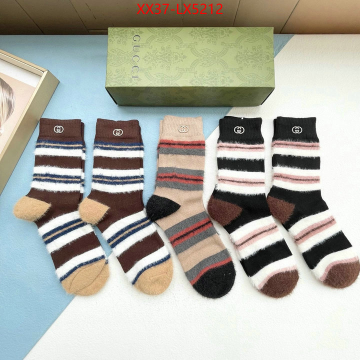 Sock-Gucci customize best quality replica ID: LX5212 $: 37USD