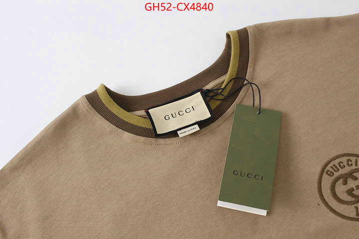 Clothing-Gucci 7 star replica ID: CX4840 $: 52USD