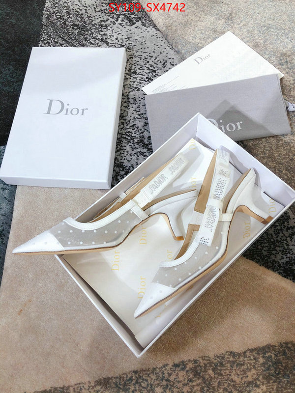 Women Shoes-Dior shop cheap high quality 1:1 replica ID: SX4742 $: 109USD