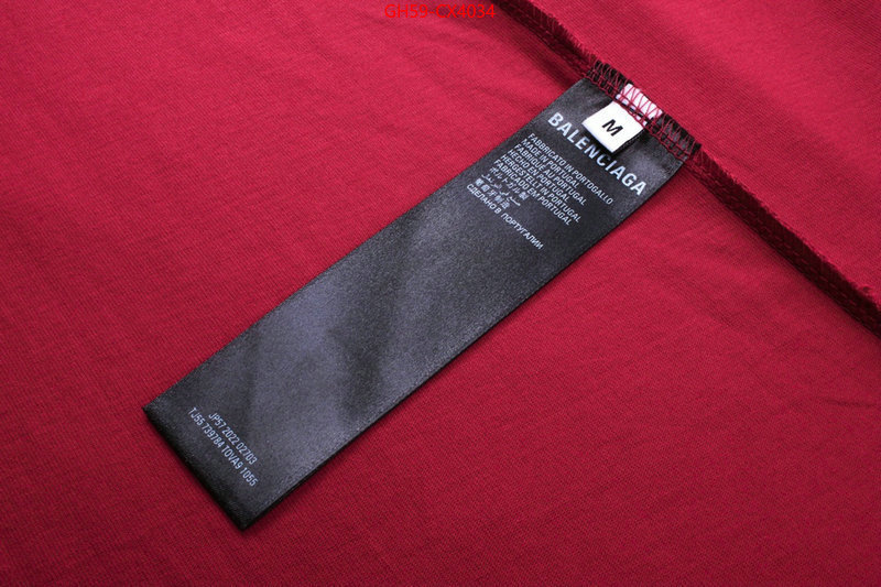 Clothing-Balenciaga replcia cheap ID: CX4034 $: 59USD