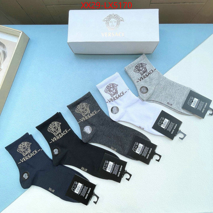 Sock-Versace high quality designer replica ID: LX5170 $: 29USD