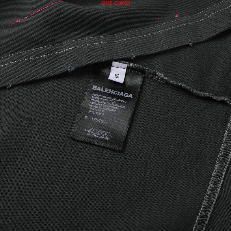 Clothing-Balenciaga buy first copy replica ID: CX4039 $: 65USD
