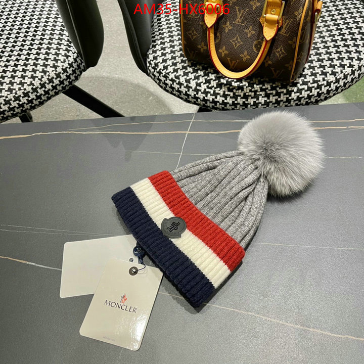 Cap(Hat)-Moncler the highest quality fake ID: HX6006 $: 35USD