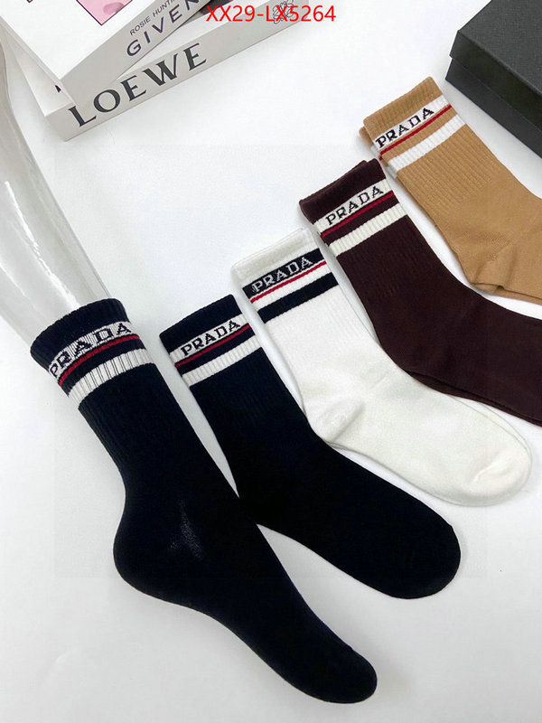 Sock-Prada what 1:1 replica ID: LX5264 $: 29USD