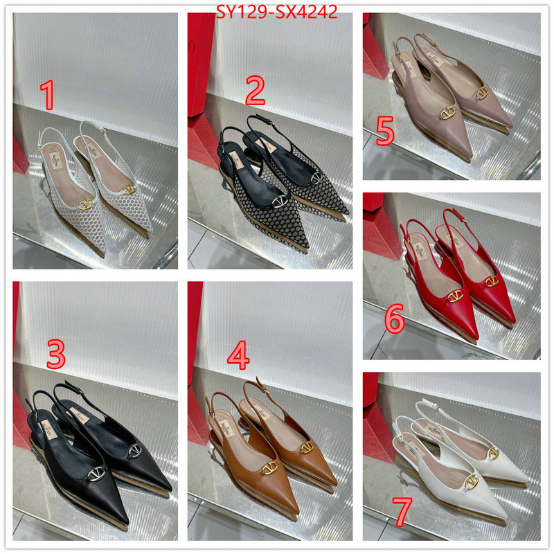 Women Shoes-Valentino high quality perfect ID: SX4242 $: 129USD