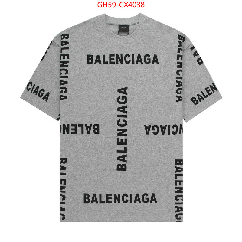 Clothing-Balenciaga replcia cheap from china ID: CX4038 $: 59USD