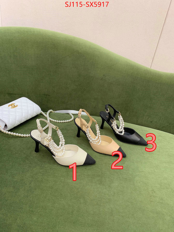 Women Shoes-Chanel top 1:1 replica ID: SX5917 $: 115USD