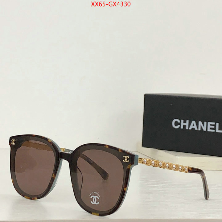 Glasses-Chanel top fake designer ID: GX4330 $: 65USD