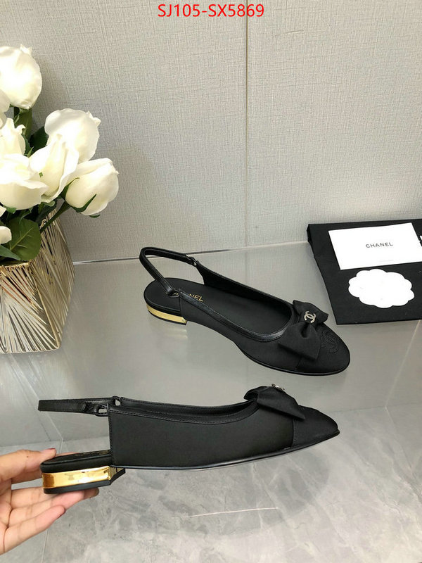 Women Shoes-Chanel luxury fake ID: SX5869 $: 105USD