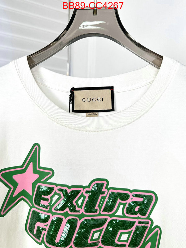 Clothing-Gucci aaaaa+ quality replica ID: CC4267 $: 89USD