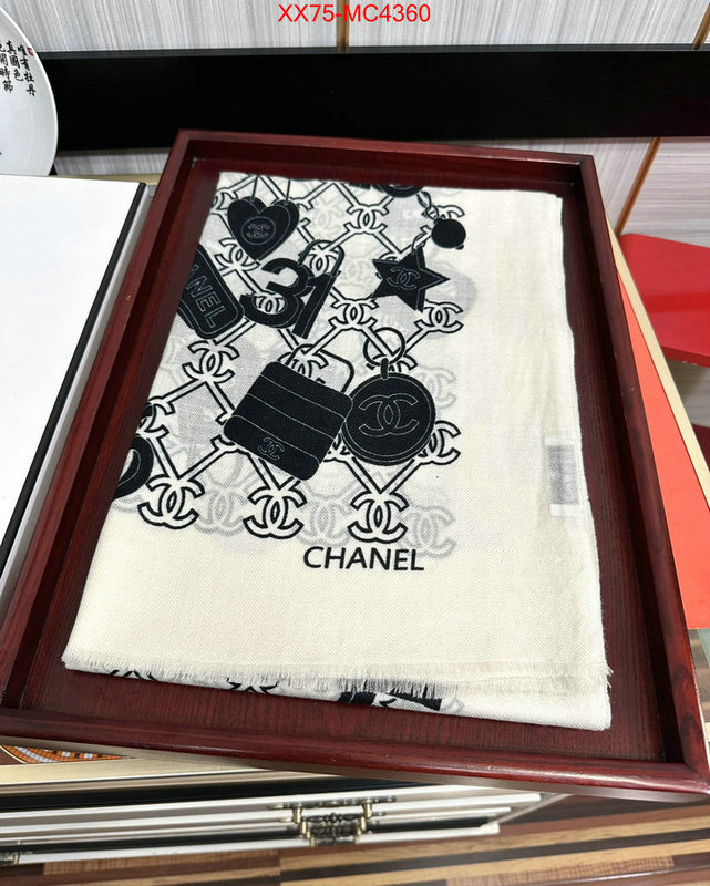 Scarf-Chanel designer replica ID: MC4360 $: 75USD