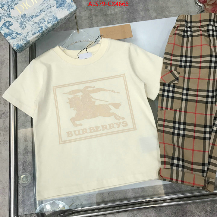 Kids clothing-Burberry outlet sale store ID: CX4666 $: 79USD