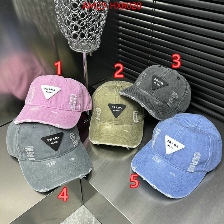 Cap (Hat)-Prada can you buy knockoff ID: HX6020 $: 29USD