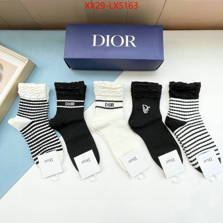 Sock-Dior replica wholesale ID: LX5163 $: 29USD