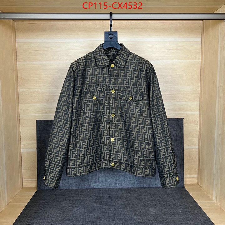 Clothing-Fendi 2024 replica ID: CX4532 $: 115USD