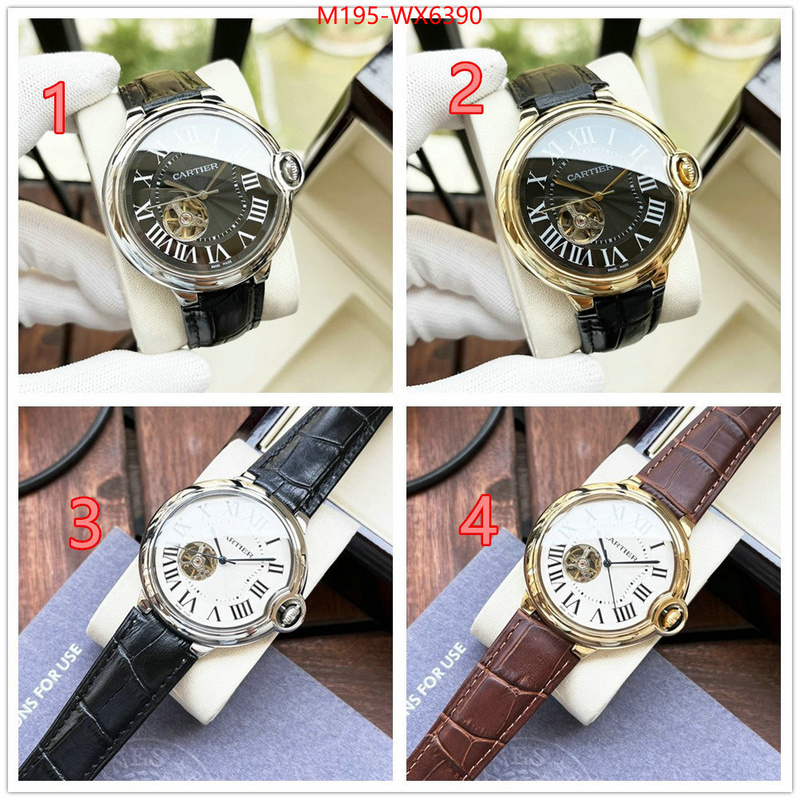 Watch(TOP)-Cartier buy first copy replica ID: WX6390 $: 195USD