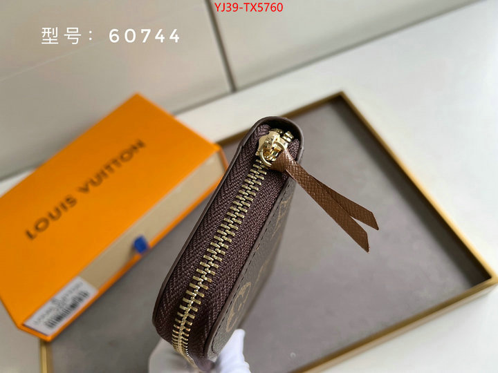 LV Bags(4A)-Wallet shop cheap high quality 1:1 replica ID: TX5760 $: 39USD,