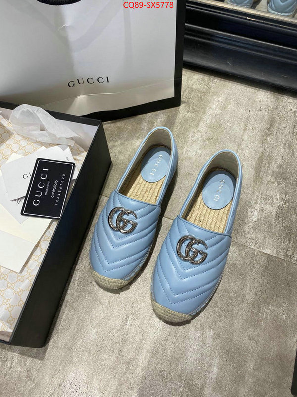 Women Shoes-Gucci cheap online best designer ID: SX5778 $: 89USD