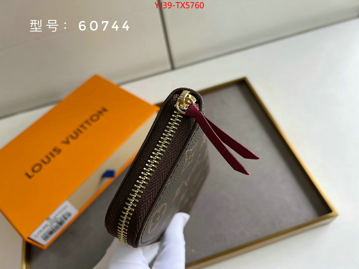 LV Bags(4A)-Wallet shop cheap high quality 1:1 replica ID: TX5760 $: 39USD,