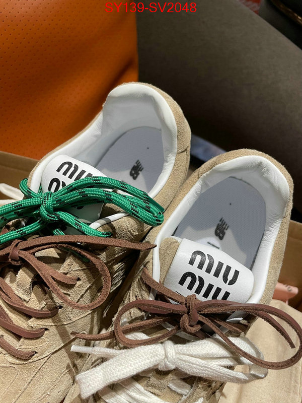 Women Shoes-Miu Miu shop cheap high quality 1:1 replica ID: SV2048 $: 139USD