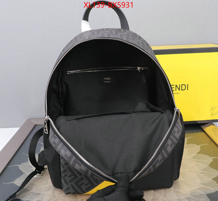 Fendi Bags(4A)-Backpack- replica designer ID: BX5931 $: 139USD,