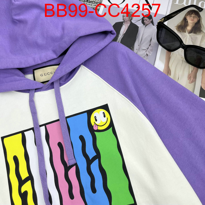 Clothing-Gucci highest product quality ID: CC4257 $: 99USD