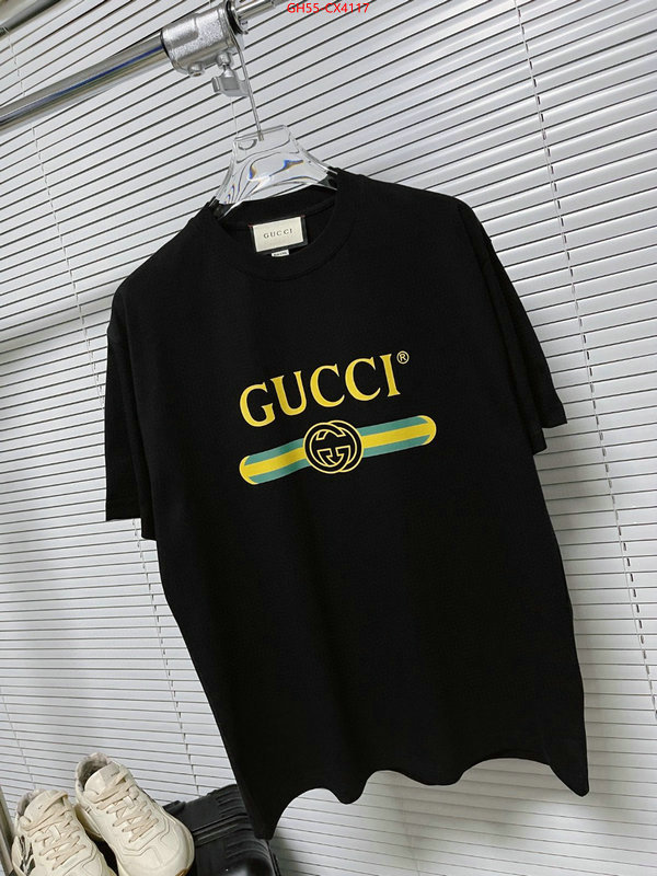 Clothing-Gucci best luxury replica ID: CX4117 $: 55USD