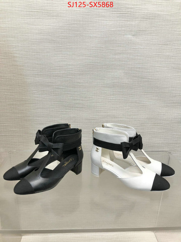 Women Shoes-Chanel how to find designer replica ID: SX5868 $: 125USD