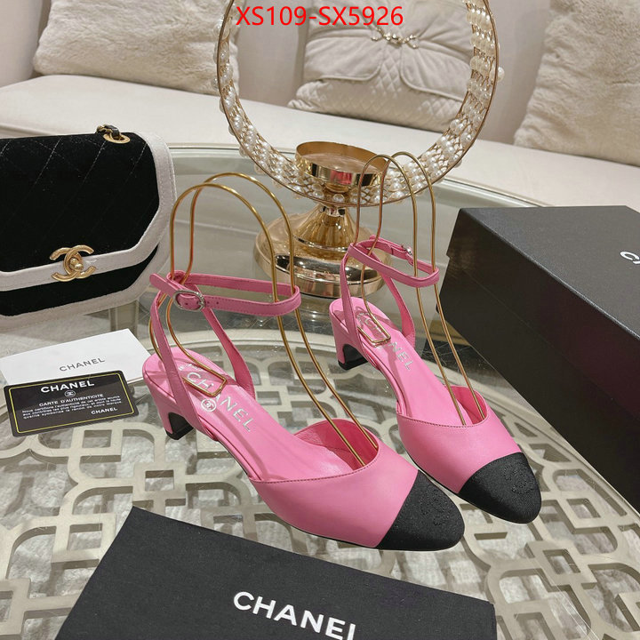 Women Shoes-Chanel luxury shop ID: SX5926 $: 109USD