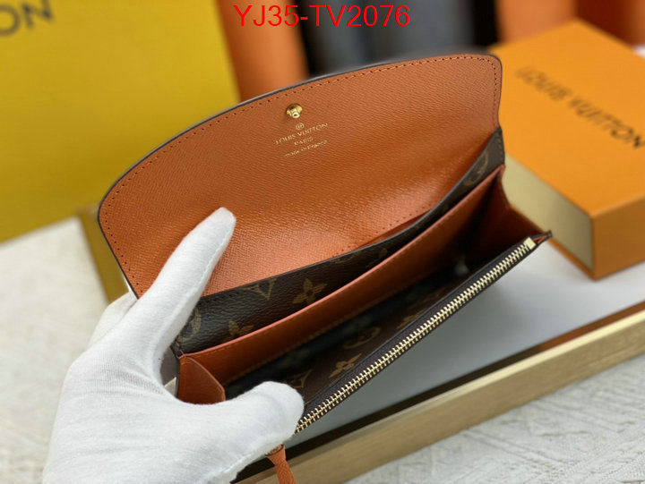 LV Bags(4A)-Wallet what is a counter quality ID: TV2076 $: 35USD,