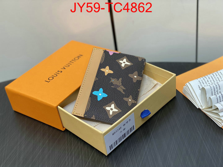 LV Bags(TOP)-Wallet replica 1:1 high quality ID: TC4862 $: 59USD,