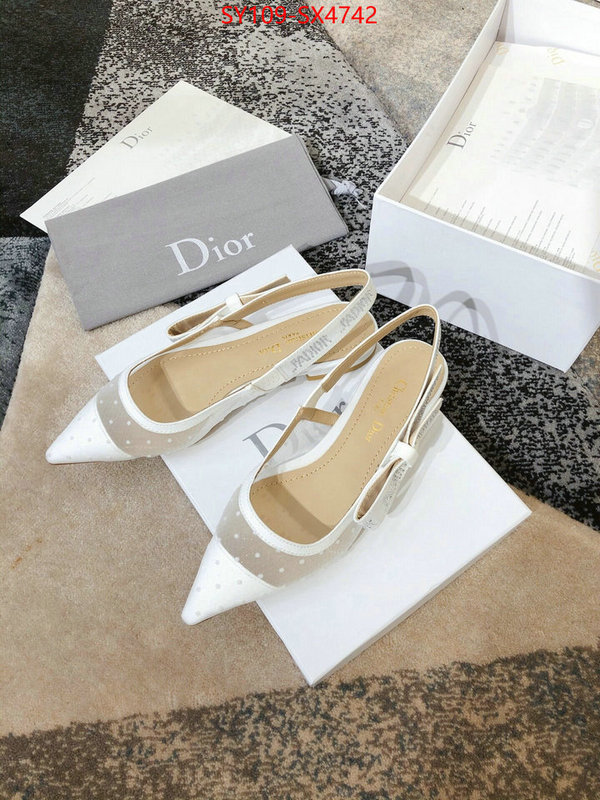 Women Shoes-Dior shop cheap high quality 1:1 replica ID: SX4742 $: 109USD