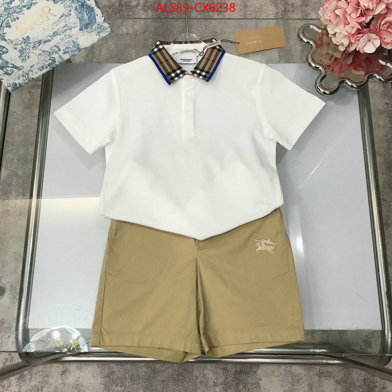 Kids clothing-Burberry best replica 1:1 ID: CX6238 $: 89USD