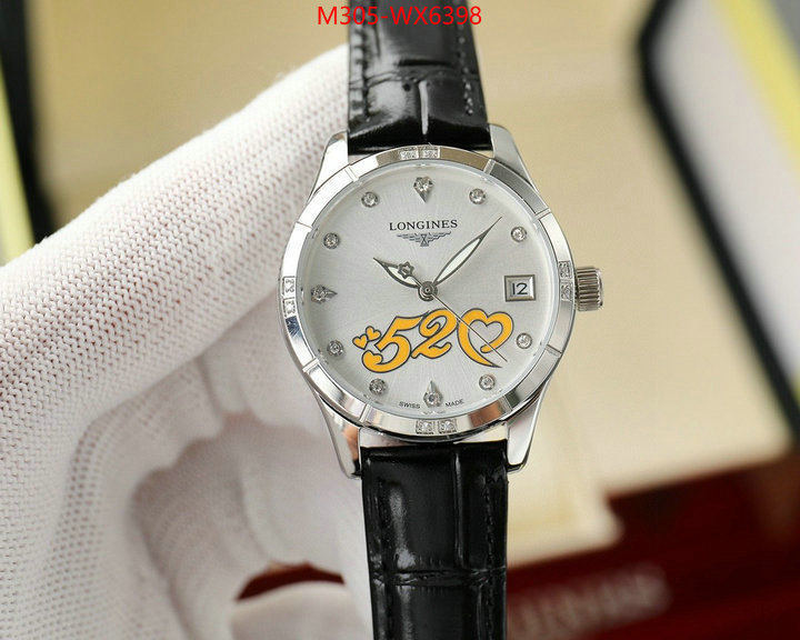 Watch(TOP)-Longines from china ID: WX6398 $: 305USD