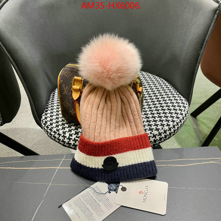 Cap(Hat)-Moncler the highest quality fake ID: HX6006 $: 35USD