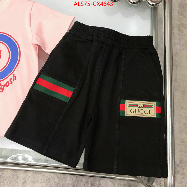 Kids clothing-Gucci highest quality replica ID: CX4643 $: 75USD