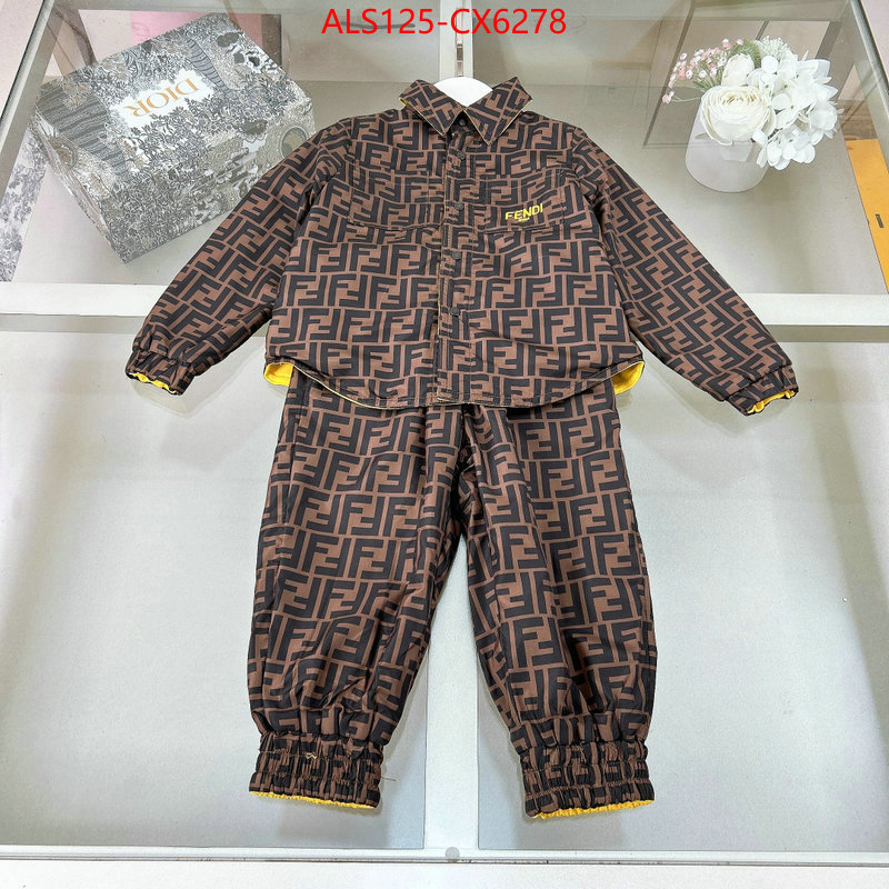 Kids clothing-Fendi sale ID: CX6278 $: 125USD