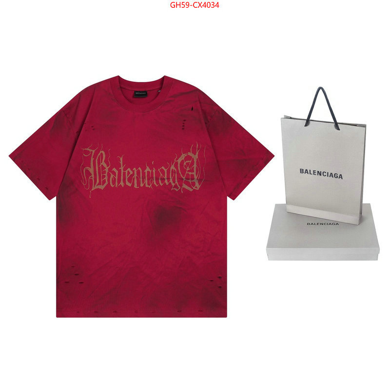 Clothing-Balenciaga replcia cheap ID: CX4034 $: 59USD