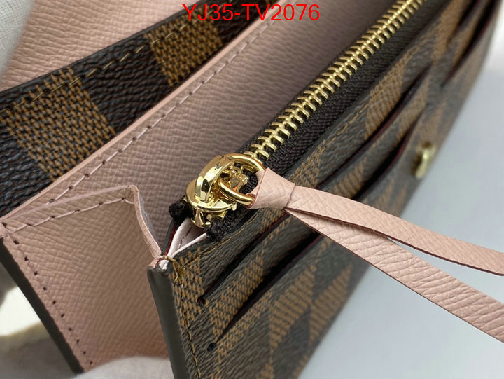 LV Bags(4A)-Wallet what is a counter quality ID: TV2076 $: 35USD,