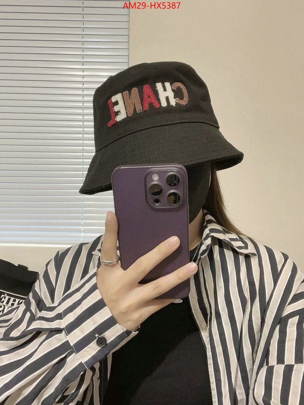 Cap (Hat)-Chanel designer 1:1 replica ID: HX5387 $: 29USD