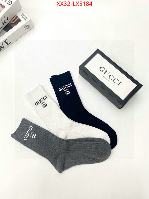 Sock-Gucci aaaaa replica ID: LX5184 $: 32USD